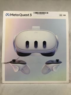 META QUEST 3 128 GB VR HEADSET: MODEL NO S3A: LOCATION - B RACK