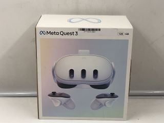 META 128GB QUEST 2 VR HEADSET: MODEL NO KW49CM: LOCATION - B RACK