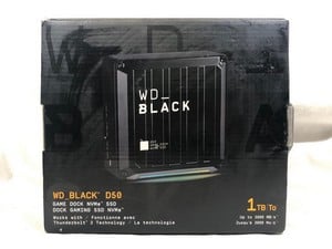 WD BLACK 1TB NVME SSD D50 THUNDERBOLT 3 GAMING DOCK (RRP - £323) MODEL NO WDBA3U0010BBK-10: LOCATION - A RACK