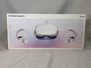 META QUEST 2 128GB V.R HEADSET MODEL NO KW49CM: LOCATION - A RACK