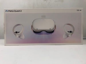 META 128GB QUEST 2 VR HEADSET MODEL NO KW49CM: LOCATION - A RACK