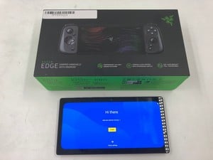 RAZER EDGE WITH KISHI V2 PRO CONTROLLER (RRP £450) ANDROID GAMING TABLET MODEL NO RZ80-04610100-B3G1: LOCATION - A RACK