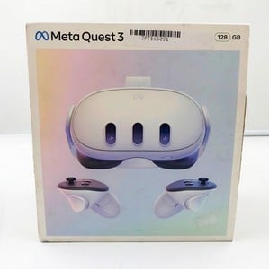 META QUEST 3 128GB V.R HEADSET (RRP - £479) MODEL NO S3A: LOCATION - A RACK