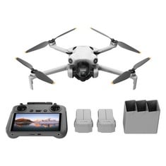 1  X DJI MINI 4 PRO FLY MORE COMBO WITH DJI RC 2 , SCREEN REMOTE CONTROLLER, , FOLDING MINI-DRONE WITH 4K HDR VIDEO CAMERA FOR ADULTS, UNDER 0.549 LBS/249 G, 2 EXTRA BATTERIES RRP £929: LOCATION - A