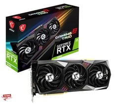 1 X MSI GEFORCE RTX 3080 GAMING Z TRIO 10G LHR GAMING GRAPHICS CARD - 10GB GDDR6X, 1830MHZ, PCI EXPRESS GEN 4, 320-BIT, 3X DP V 1.4A, HDMI 2.1 (SUPPORTS 4K). RRP £749: LOCATION - A RACK