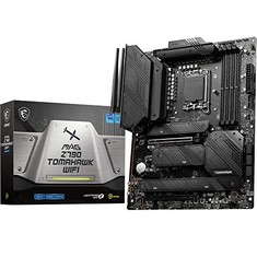 1 X MSI MAG Z790 TOMAHAWK WIFI MOTHERBOARD ATX - SUPPORTS INTEL CORE 12/13TH GEN PROCESSORS, LGA 1700, DDR5 BOOST (7200+MHZ/OC), 1 X PCIE 5.0 X16, 1 X PCIE 4.0 X16, 5 X M.2 GEN4, 2.5GBPS LAN, WI-FI 6