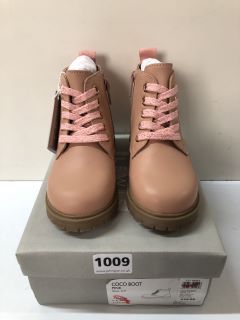 JOHN LEWIS PINK COCO CHILDREN'S BOOTS - SIZE C7 (239481)