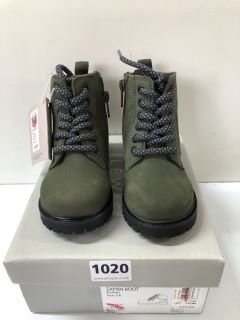 JOHN LEWIS CHILDREN'S ZAYNN KHAKI BOOT - SIZE C6 (239481)