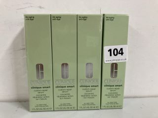 4 X CLINIQUE SMART CUSTOM-REPAIR SERUM 30ML (605314)