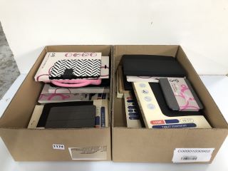 2 X BOXES OF ASSORTED TABLET CASES