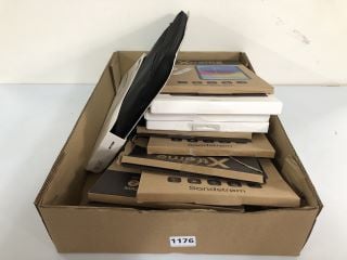 BOX OF ASSORTED ITEMS INC. SAMSUNG GALAXY TAB S9 ULTRA SMART BOOK COVER