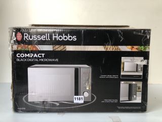 RUSSELL HOBBS BLACK DIGITAL MICROWAVE