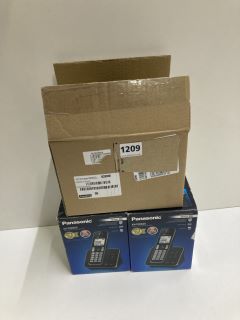 3 X ASSORTED HANDSETS INC PANASONIC KX-TGD620