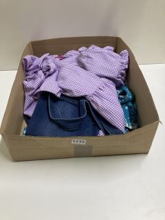 BOX OF CLOTHING TO INC JOHN LEWIS BELTED LILAC DRESS - AGE 12 YEARS (629447)