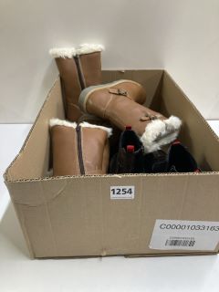 BOX OF FOOTWEAR TO INC JOHN LEWIS LEIA 2 BOOTS VARIOUS SIZES (629447)