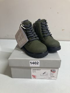 JOHN LEWIS ZAYNN BOOT CHILDREN'S KHAKI BOOTS - SIZE: C5 (618474)