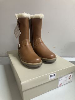 JOHN LEWIS LEIA 2 TAN BOOTS - SIZE:4 (619918)