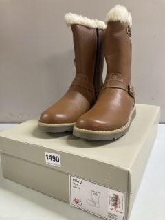 JOHN LEWIS LEIA 2 TAN BOOTS - SIZE 4 (629162)