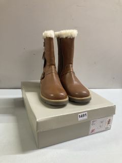 JOHN LEWIS LEIA 2 TAN BOOTS - SIZE 4 (629162)