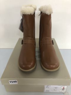 JOHN LEWIS LEIA 2 TAN BOOTS - SIZE: 3 (619698)