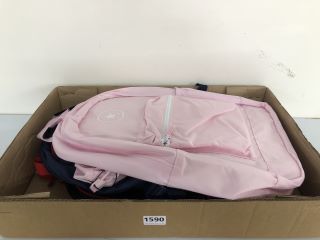 BOX OF ASSORTED BACKPACKS INC. CONVERSE ALL STAR PINK BACKPACK (619357)