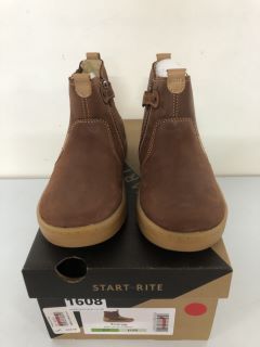 START.RITE TAN LEATHER ENERGY BOOTS - SIZE: 11F (619357)