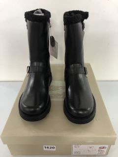 JOHN LEWIS LEIA 2 BLACK BOOTS - SIZE: 4 (619357)