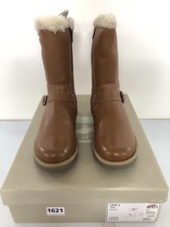 JOHN LEWIS LEIA 2 TAN BOOTS - SIZE: 4 (619357)