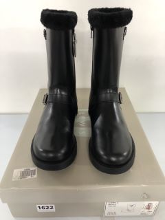 JOHN LEWIS LEIA 2 BLACK BOOTS - SIZE: 3 (619357)