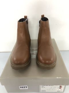 JOHN LEWIS CHELSEA BOOT TAN BOOTS - SIZE: 3 (619357)