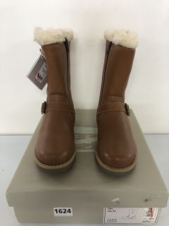 JOHN LEWIS ISOBEL 2 TAN BOOTS - SIZE: 2 (619357)