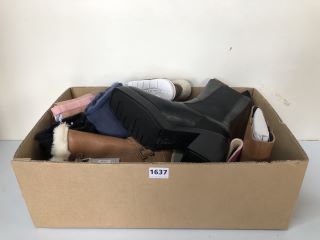 BOX OF ASSORTED FOOTWEAR (UNPAIRED) (611276)