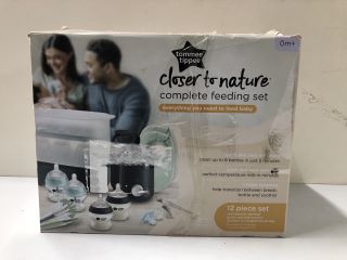 TOMMEE TIPPEE CLOSER TO NATURE COMPLETE FEEDING SET