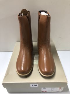 JOHN LEWIS ISOBEL 2 TAN BOOTS - SIZE: 3 (611276)