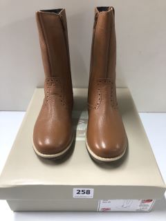 JOHN LEWIS ISOBEL 2 TAN BOOTS - SIZE: 2 (611276)