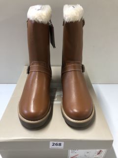 JOHN LEWIS LEIA 2 TAN BOOTS - SIZE: 6 (611276)