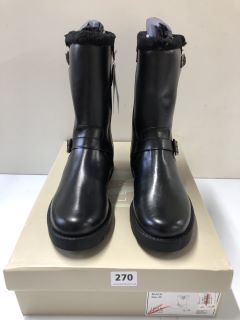 JOHN LEWIS LEIA 2 BLACK BOOTS - SIZE: 6 (611276)