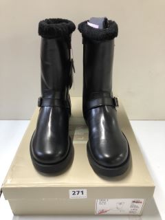 JOHN LEWIS LEIA 2 BLACK BOOTS - SIZE: 6 (611276)