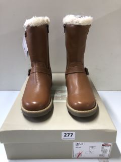 JOHN LEWIS LEIA 2 TAN BOOTS - SIZE: 4 (611276)