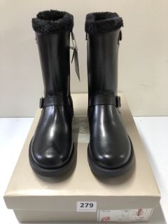 JOHN LEWIS LEIA 2 BLACK BOOTS - SIZE: 3 (611276)