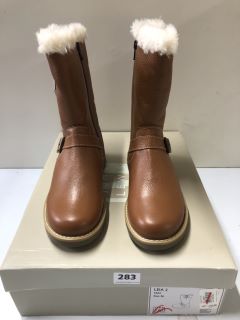 JOHN LEWIS LEIA 2 TAN BOOTS - SIZE: 3 (611276)