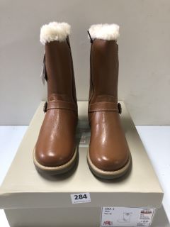 JOHN LEWIS LEIA 2 TAN BOOTS - SIZE: 3 (611276)