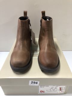 JOHN LEWIS CHELSEA BOOT DARK BROWN BOOTS - SIZE: 2 (611276)