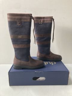 DUBARRY OF IRELAND GORE-TEX NAVY/BLUE BOOTS - SIZE: 4 (655262)