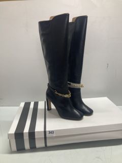 JOHN LEWIS SAPPHIRE BLACK BOOTS - SIZE: 5 (649864)