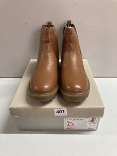 JOHN LEWIS CHELSEA TAN BOOTS - SIZE: 7 (636209)