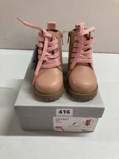 JOHN LEWIS COCO BOOT CHILDREN'S PINK BOOTS - SIZE: C5 (636209)