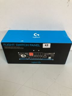 LOGITECH FLIGHT SWITCH PANEL PROFESSIONAL SWITCH COCKPIT SIMULATION CONTROLLER