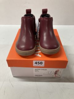 JOHN LEWIS ANYDAY CHELSEA BERRY CHILDREN'S BOOTS - SIZE: C4 (636209)