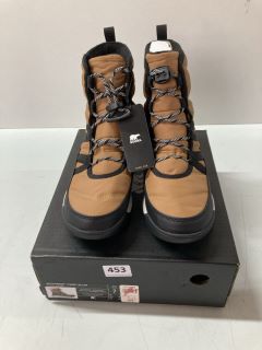 SOREL YOUTH WHITNEY II SHORT LACE BOOTS - SIZE: 6 (636209)